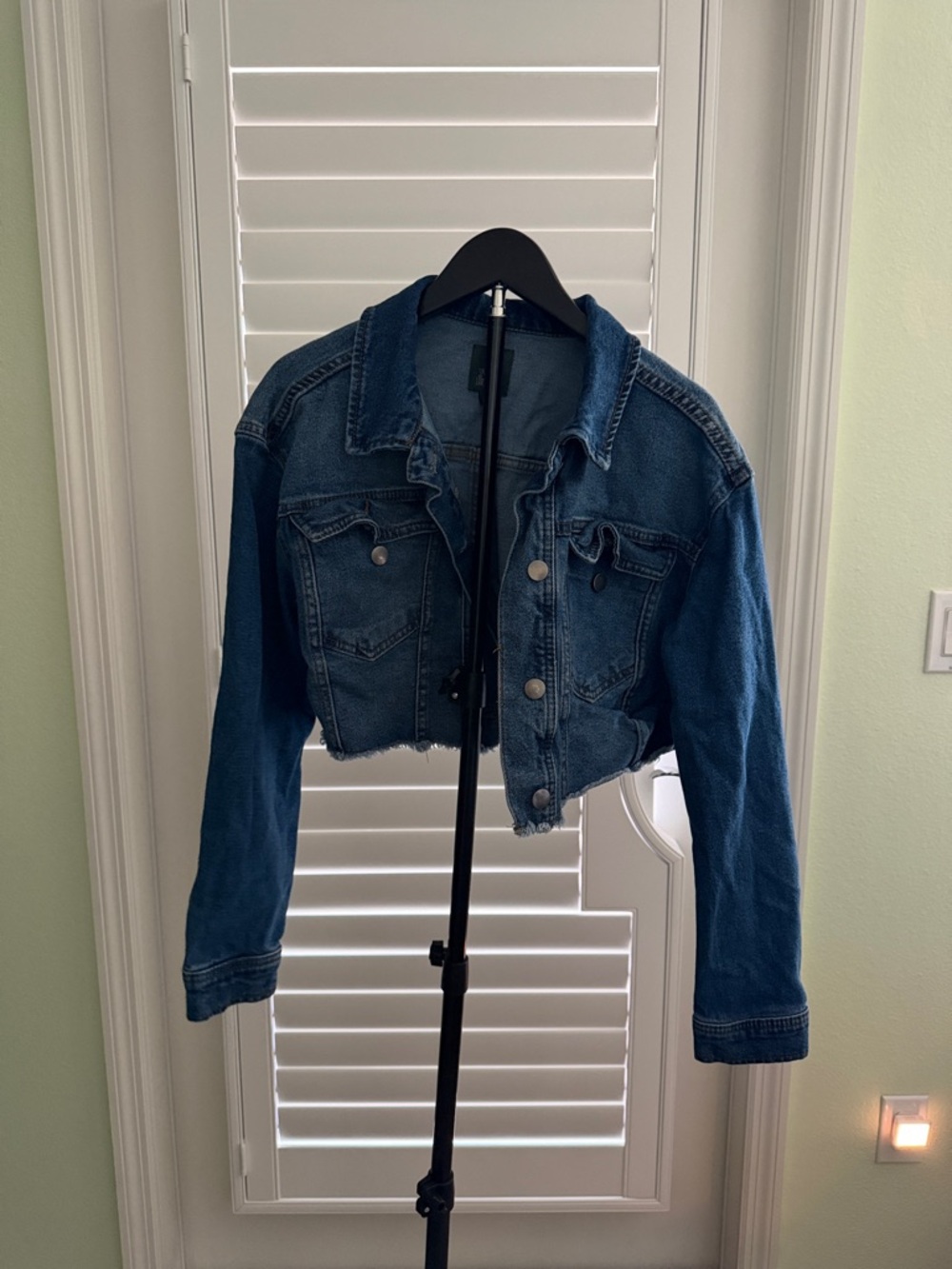 wild fable Cropped Blue Denim Jean Jacket